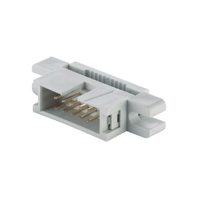 Złote blachy 2,54 mm nagłówek pudełka PBT mosiądz 6P - 64P IDC Płyty do przewodu złącza