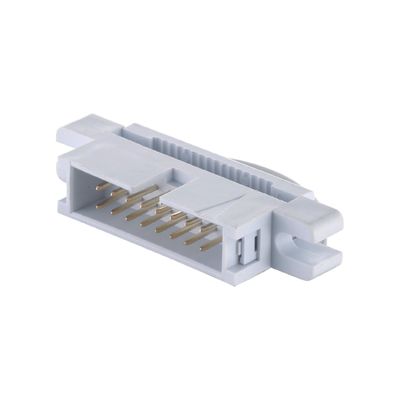 Złote blachy 2,54 mm nagłówek pudełka PBT mosiądz 6P - 64P IDC Płyty do przewodu złącza