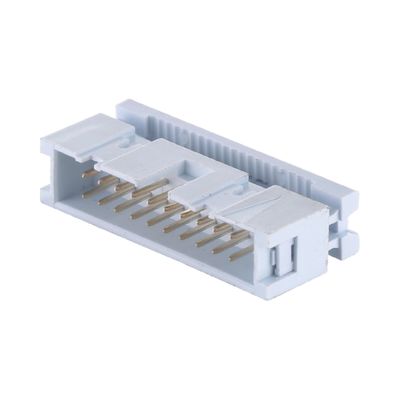 Złote blachy 2,54 mm nagłówek pudełka PBT mosiądz 6P - 64P IDC Płyty do przewodu złącza