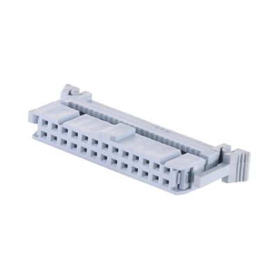 Złote blachy 2,54 mm nagłówek pudełka PBT mosiądz 6P - 64P IDC Płyty do przewodu złącza