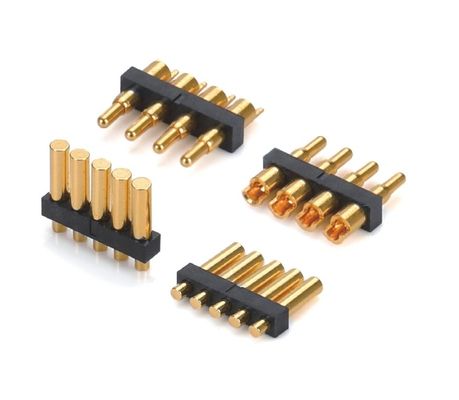 DC12V Pogo Pin Connector 2,54mm 2pin Mężczyzna z czapką Pogopin pojedynczy rząd