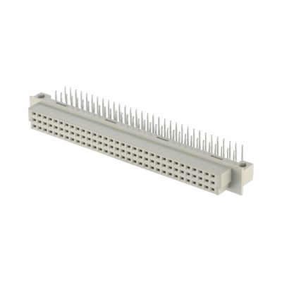 2.54mm DIN 41612 łącznik 64 Pin Prawy kąt kobiece szpilki przez otwór 3 wiersz łącznika