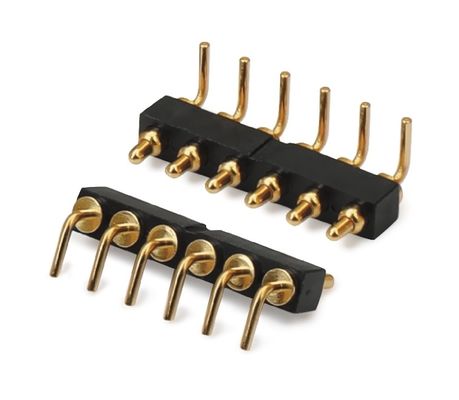2.54mm Pitch Male 5 Pin PCB Connector Sprężynowo załadowany Pogo Pin Connector Dip Type