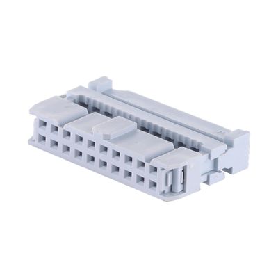 2.54mm Pitch IDC Connector Socket For Flat Cable 28awg 6 - 64 Pin FC Socket