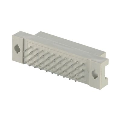 Din 41612 30 Pin Prawy kąt męski szpilki łącznik przez otwór 3 rzędy pionowy PCB
