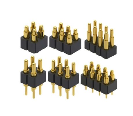 3.0mm rozstaw 3pin Złote SMT Typ Automotive Brass Pogo Pin Connector for pcb