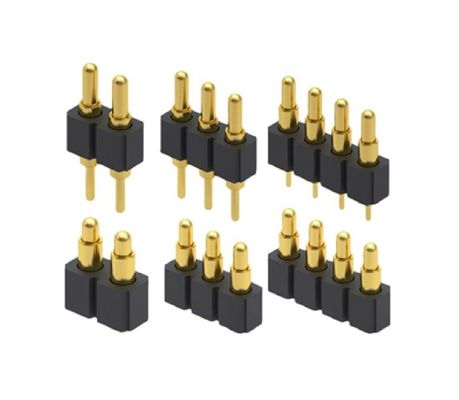 2.5mm 4 Pin Pogo Connector H3.5mm SMT Typ Złotego Płaty mosiądzowej Pogo Connector