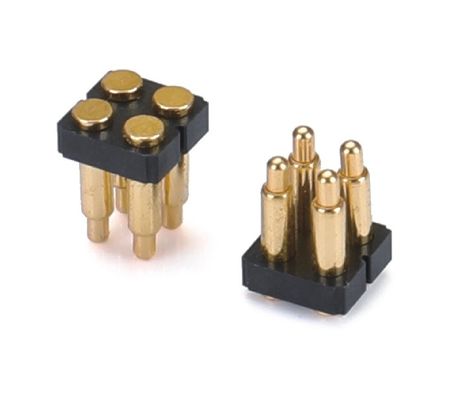 2.54mm 10 Pin Podwójny rzęd dostosować Pogo Pin Connector Złote SMT