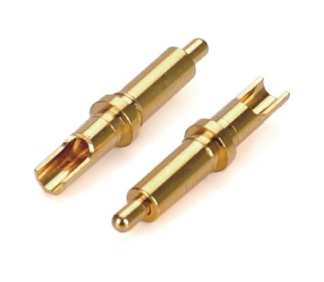 Mężczyzna Solder 9,5 mm Pogo Pin Connector Brass 3,2 mm Wysokość wiosny