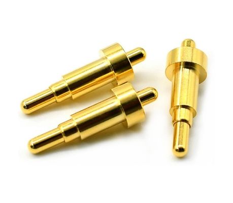 Mężczyzna Solder 9,5 mm Pogo Pin Connector Brass 3,2 mm Wysokość wiosny