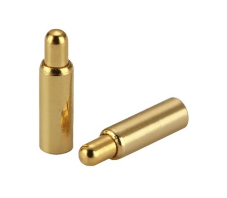Miedziana złoto pokryta Pogo Pin Connector Spring Force Double Head H6.0mm Smd Typ