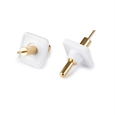 Wysokiej mocy 9A bateria miedziana POGO Pin Connector przez otwór PCB wiosną załadowane szpilki