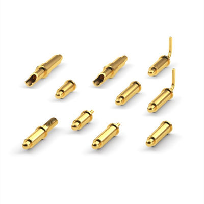 Wysokiej mocy 9A bateria miedziana POGO Pin Connector przez otwór PCB wiosną załadowane szpilki