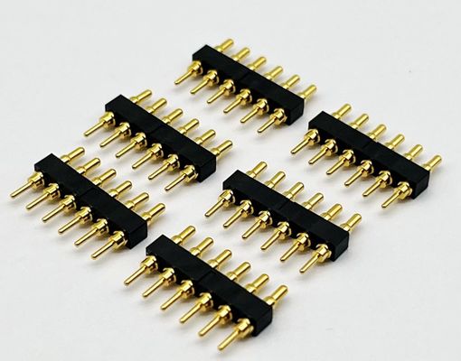 Niestandardowy 1,27mm Pitch 8Pin Wiosną załadowany POGO Pin Connector dla trwałych połączeń