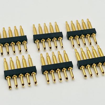 Typ lutownicy Pogo Pin Connector 2.54mm Pitch 1x5P Male Spring Loaded Pogo Pin