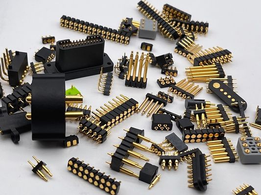 Typ lutownicy Pogo Pin Connector 2.54mm Pitch 1x5P Male Spring Loaded Pogo Pin