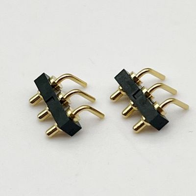 Niestandardowy 2,54mm Dip Typ 3pin H1.5mm Pogo Pin złącza do złącza sprężynowego