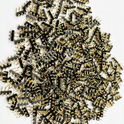 Niestandardowy 2,54mm Dip Typ 3pin H1.5mm Pogo Pin złącza do złącza sprężynowego