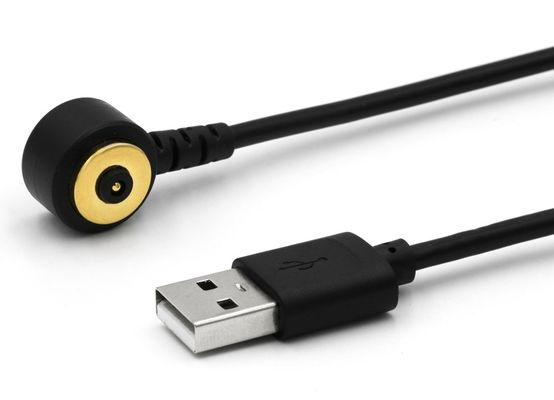 IP67 wodoodporne płytki PCB kobiece Pogo Pin Connector Kabel magnetyczny z złotym blaczem i 50mohm Max Kontakty opór