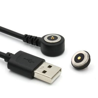 IP67 wodoodporne płytki PCB kobiece Pogo Pin Connector Kabel magnetyczny z złotym blaczem i 50mohm Max Kontakty opór