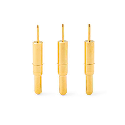 Wysokiej precyzji mosiądz C6801 Pogo Pin Connector Spring Loaded Dip Type Gold Plated