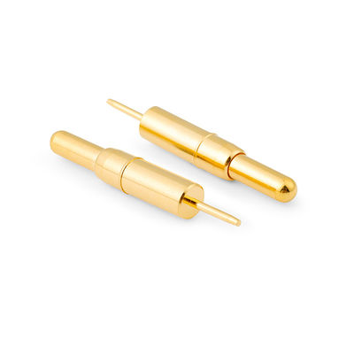 Wysokiej precyzji mosiądz C6801 Pogo Pin Connector Spring Loaded Dip Type Gold Plated