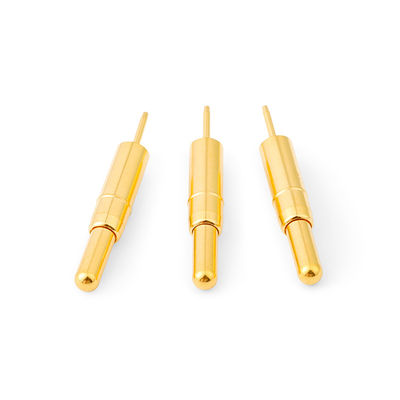 Wysokiej precyzji mosiądz C6801 Pogo Pin Connector Spring Loaded Dip Type Gold Plated