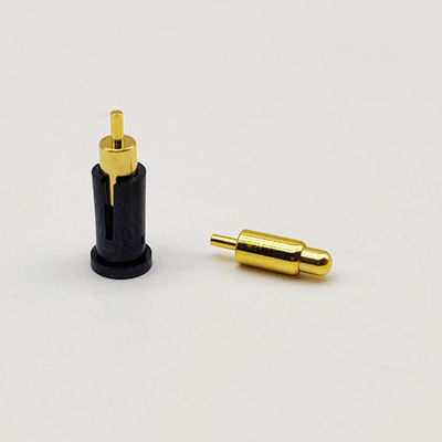 Wysokiej precyzji mosiądz C6801 Pogo Pin Connector Spring Loaded Dip Type Gold Plated