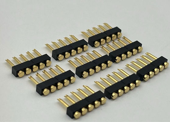 2.54mm Pitch Pogo Pin Connector Solder Typ Kobieta Pogo Pin 1x05P
