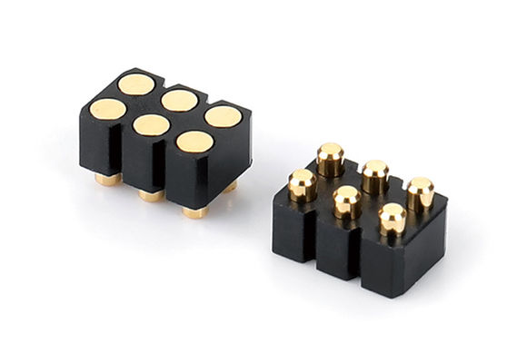 6 Pin Pogo Pin Connector z kontaktem sprężynowym Łatwe utrzymanie i wymiana