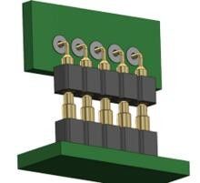 6 Pin Pogo Pin Connector z kontaktem sprężynowym Łatwe utrzymanie i wymiana