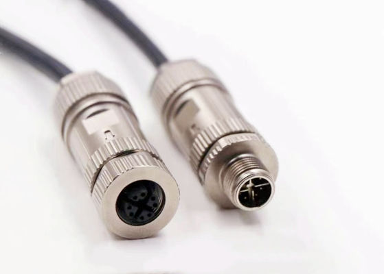 Zęb stopu cynkowego złącza M12 8 pin złącza Ethernet