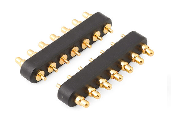 Elektronika 7pin wiosną ładowany złącza z 2,54mm Pitch Pogo Pin złącza