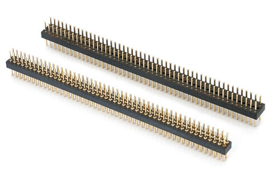 1.27mm 2,0mm 2,54mm okrągły nagłówek szpilki łącznik PCB obrabiany nagłówek szpilki typu SMT