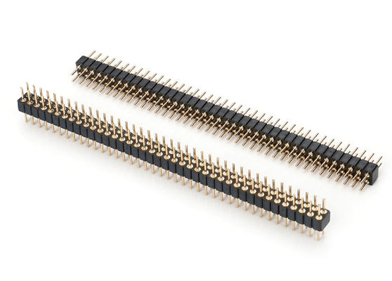 2.0 mm Mężczyzna okrągły nagłówek szpilki podwójny wiersz łącznik PCB
