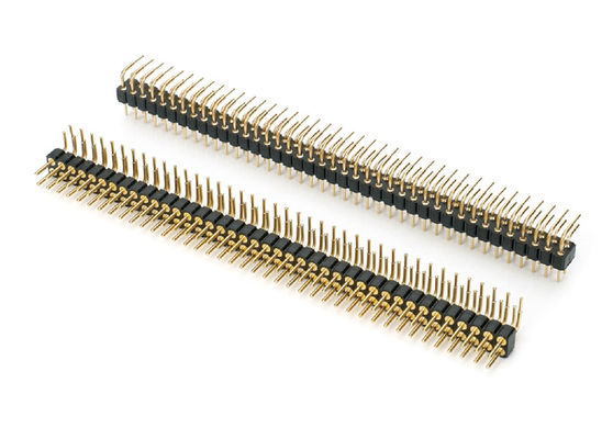 1.27mm 2,0mm 2,54mm okrągły nagłówek szpilki łącznik PCB obrabiany nagłówek szpilki typu SMT