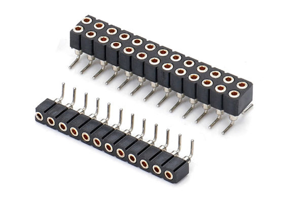 2.0mm Obróbka okrągła kobieca łącznik głowicy szpilki podwójny wiersz PCB H2.8mm 7.4mm