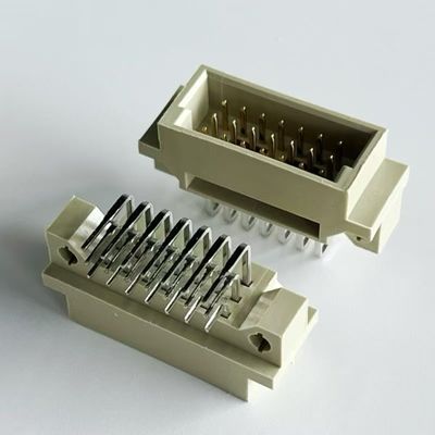 2.54mm Din 41612 Konektor 21 Pozycja Prawy kąt Mężczyzna 3x7Pin Konektor Eurocard