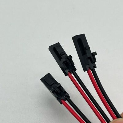 Molex 2.54mm 2P Kobieta łącznik do M4 okrągły terminal z kablem drutowym UL1007 22AWG kabel