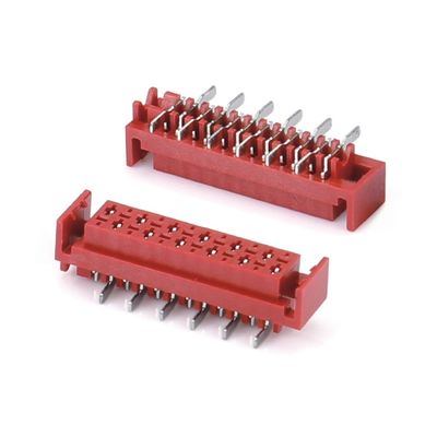1.27mm Czerwony gniazdek IDC Micro Match IDC 4/6/8/10/12/16/20/24 pin SMT Kobieta złącze