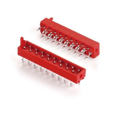 1.27mm Czerwony gniazdek IDC Micro Match IDC 4/6/8/10/12/16/20/24 pin SMT Kobieta złącze