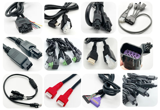 3.0 Mm Pitch Rectangular Cable Molex Mini-Fit 8Position Crimp Connector Formowany kabel