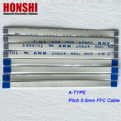 Ffc Kabel płaski Custom Awm 20624 80c 60v Vw-1 4 6 8 12 15 22 32 40 68 Kabel szpilkowy Ffc Fpc