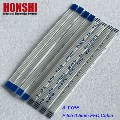 Płaska elastyczna kabla przewodowa 0,5 mm stopnia 4P-68P odwrotnie 60/100/150/200MM FFC kabel