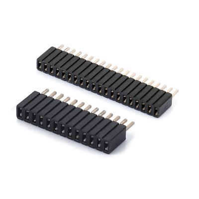 1.0 Kobieta Głowa Głównie Podwójne Rzędy Prosta PA6T Czarny 2pin-100pin Board To Board