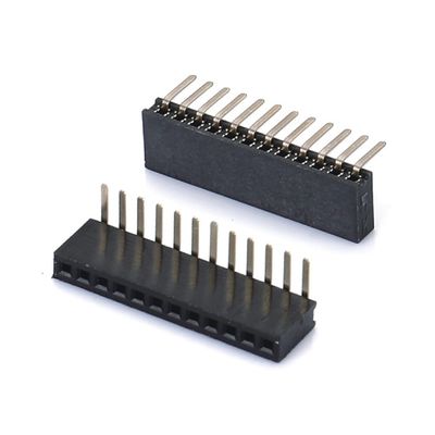 1.0 Kobieta Głowa Głównie Podwójne Rzędy Prosta PA6T Czarny 2pin-100pin Board To Board