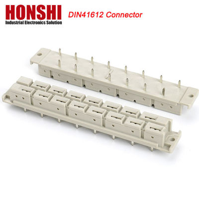 5.08mm DIN 41612 Konektor 2 rzędy 15P Kobieta Typ zasilania PCB pionowy Kobieta 7+8 P 15Pin