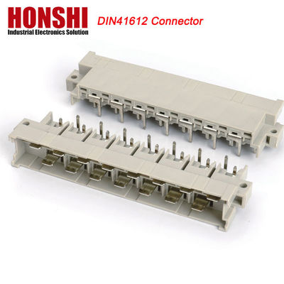 5.08mm DIN 41612 Konektor 2 rzędy 15P Kobieta Typ zasilania PCB pionowy Kobieta 7+8 P 15Pin