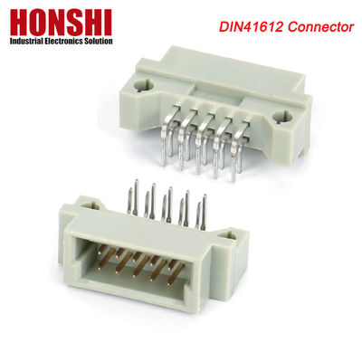 PCB Mężczyzna Prasowy Pin DIN 41612 Konektor, 21pin Rękowy 3 rzędy PCB Eurocard Connector