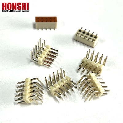 2.54mm Pin Header Dual Row 4 6 10 20 40P Male Header Connector PCB Pin Strip Biały opcja
